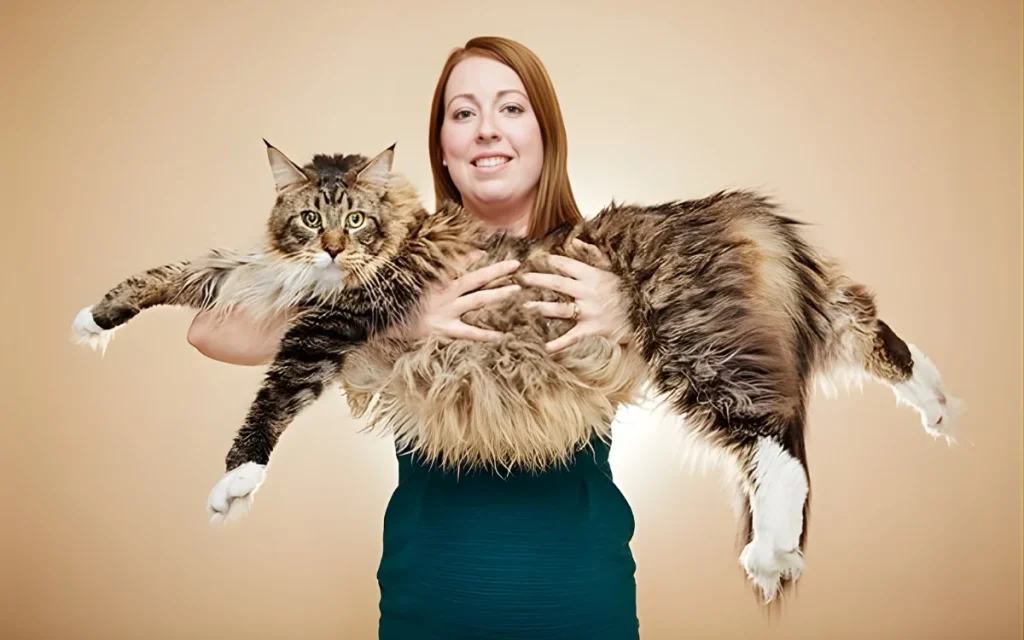 World Record size maine coon