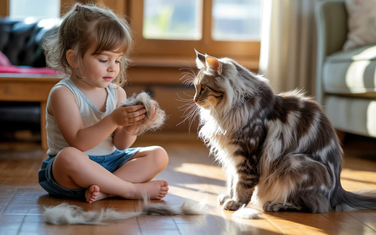 maine coon cat shedding