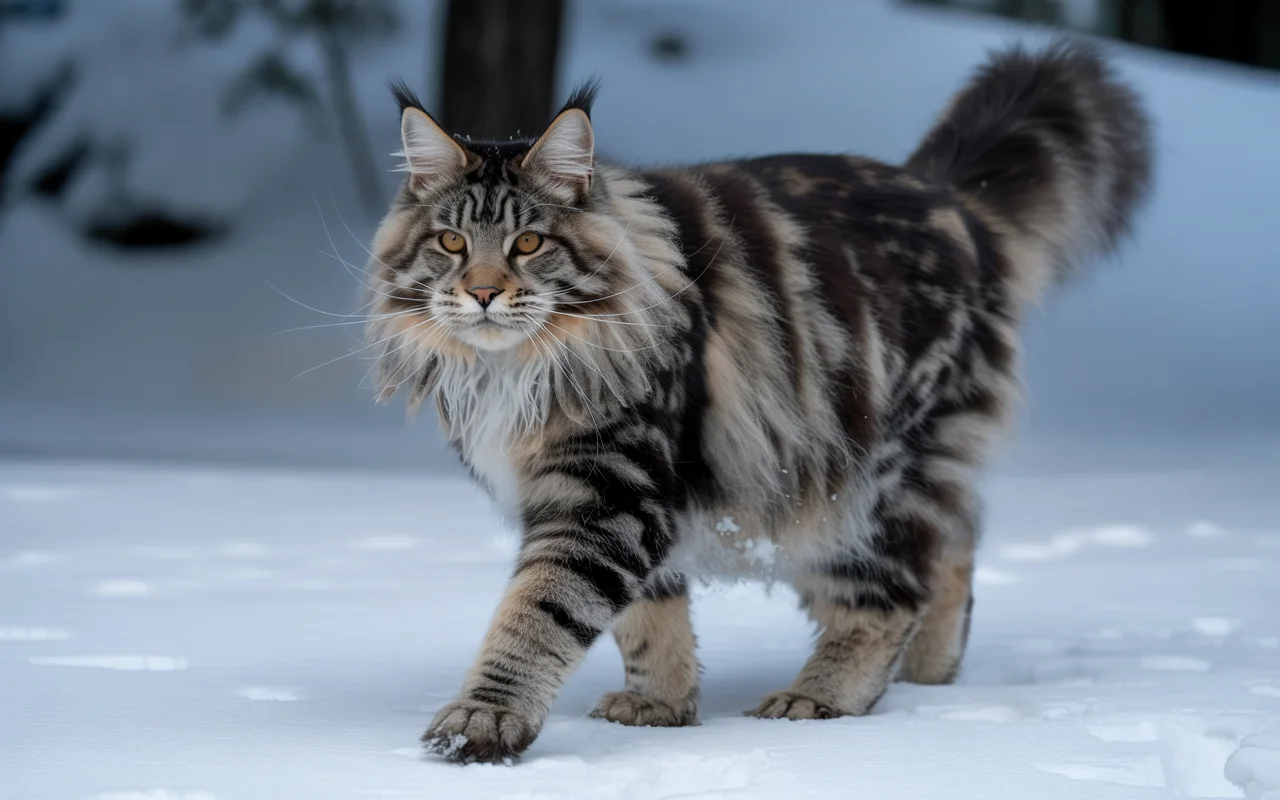 maine coon cat originted form maine